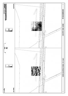 Geophysical Survey Data: Area 1 Res and Mag data Greyscales (A3 landscape in paper space plot at 1:1).