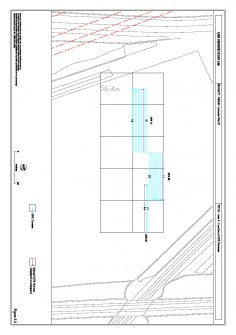 Geophysical Survey Data: Area 5 GPR Traverses (A3 landscape in paper space plot at 1:1).