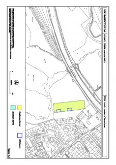 Geophysical Survey Data: Area 6 Location (A4 landscape in paper space plot at 1:1).