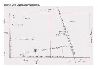 Lonemore Crofts 33 and 40: scale plan and description