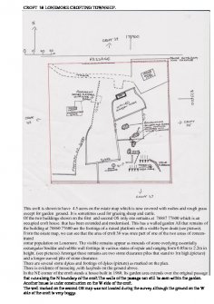 Lonemore Croft 38: scale plan and description