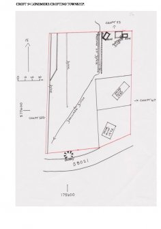 Lonemore Croft 54: scale plan and description
