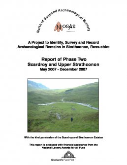 Strathconon Report of Phase Two Scardroy and Upper Strathconon NOSAS