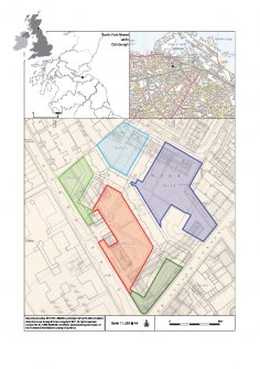 Illustration accompanying historic building survey report from Fort House, Leith, Edinburgh