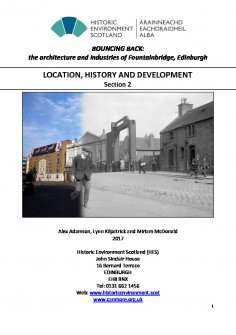 Fountainbridge Urban-Industrial Survey, Section 2: Location, History and Development