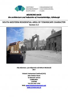 Fountainbridge Urban-Industrial Survey, Section 3.3: South-Western Residential Area of Townscape Character