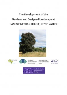 Report on the development of the designed landscape of Cambusnethan House on behalf of Scotland's Garden & Landscape Heritage