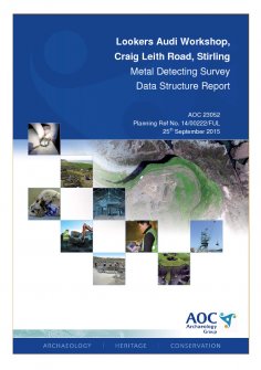 Data Structure Report: 'Lookers Audi Workshop, Craig Leith Road, Stirling, Metal Detecting Survey', September 2015