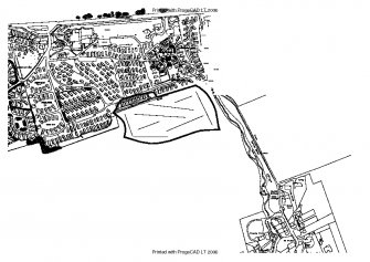 Archaeological evaluation, Written scheme of investigation trench plan illustration, Seton Sands