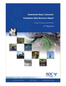 Data Structure Report: 'Greenholm Road, Cumnock: Evaluation', May 2010