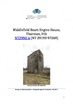 Thornton, Middlefield, Beam Engine House. Site report.