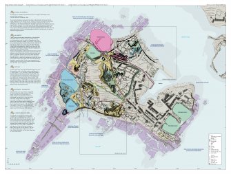 Layered interactive PDF of Easdale Island showing the mapping and phasing of the HES survey, quarrying activity, tipping, internal transport and garden enclosures. 