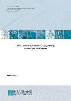 Report: 'New Livestock Auction Market, Stirling: Archaeological Watching Brief', May 2008