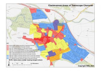 Clackmannan Urban Survey: Maps showing All Areas of Townscape Character (Combined and Dated)