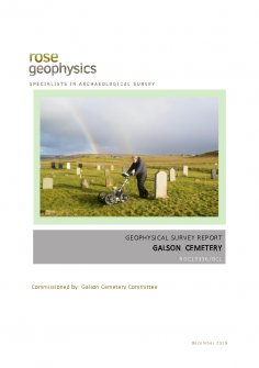 Galson Cemetery - Geophysical Survey