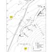 Map of part of the Whitestone range focusing on the trench-system, the ‘Atlantic Wall’
and the offensive positions to the west of the Sheriffmuir road.