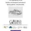 Report on the development of the designed landscape of Westquarter on behalf of Scotland's Garden and Landscape Heritage