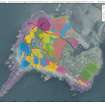 Layered interactive PDF map of Easdale Island showing HES phasing survey 