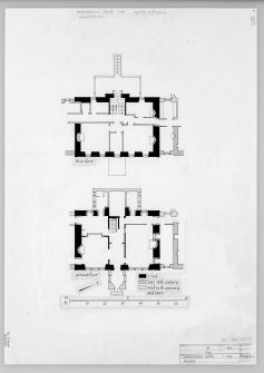 Publication drawing. Ardpatrick House; plans