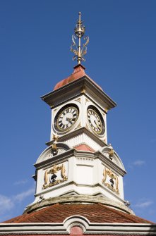 Detail of clock tower.