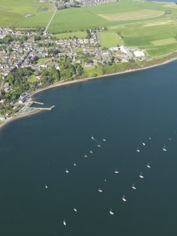 General oblique aerial view of Fortrose, taken from the S.