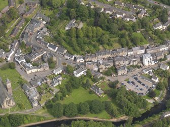 General oblique aerial view of Dunblane, taken from the W.