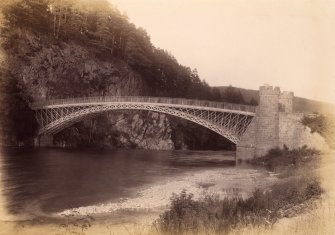 View of Craigellachie Bridge
Titled: 'Telford's Bridge, Spey, Craigellachie.'