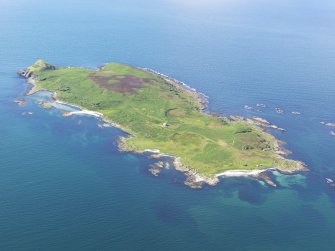 General oblique aerial view of Cara Island, taken from the NE.