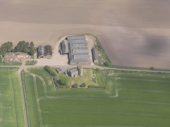 Oblique aerial view of Balfour Castle, taken from the SW.