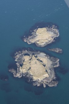 General oblique aerial view of Treshnish Isles, looking NE.