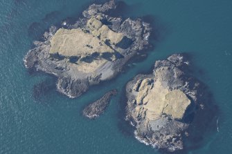 General oblique aerial view of Treshnish Isles, looking NW.