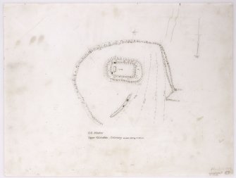 Survey drawing; Colonsay, Upper Kilchattan, Cill Mhoire.
