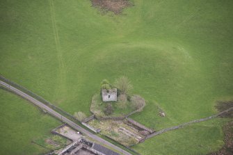 Oblique aerial view of Lag Tower, looking ESE.