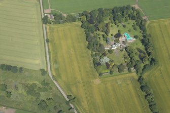 Oblique aerial view of Woodhill House, looking NNW.