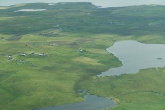 General oblique aerial view of Ireland, looking ENE.