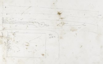 Drawing nos 9 and 10. Plan and section of Trench G