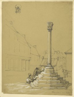 Drawing of Kincardine Market Cross.