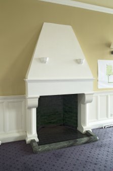 Level 3, north wing, north east dining room, detail of fireplace