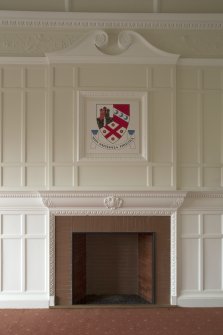 Level 3, north wing, south east diniing room, view of fireplace and overmantle