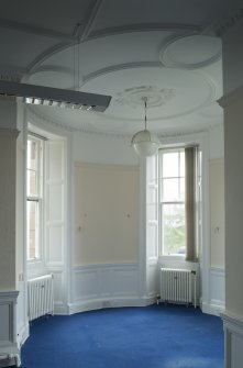 Level 3,east wing, north east corner room, view of turret in north east corner