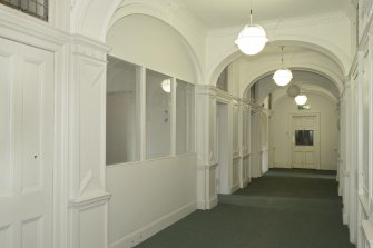 Level 2, east wing, corridor, view from south