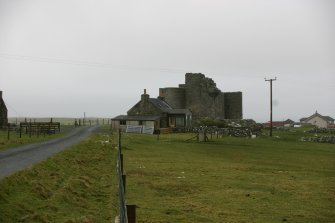 The castle from the NW