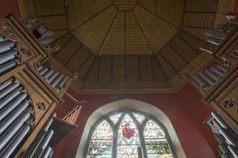 View of chancel roof.