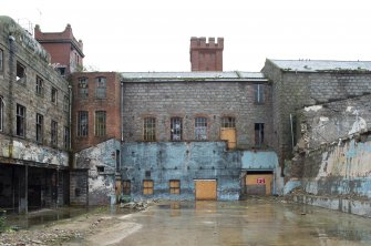 View from north of rear of Maberly Street frontage, former Hackling Building/ Store.
