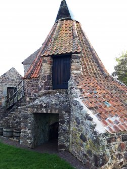 View of kiln from the north.