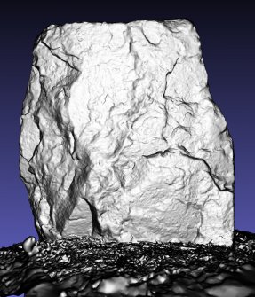 Snapshot of 3D model, from Scotland's Rock Art project, Westerton, Angus