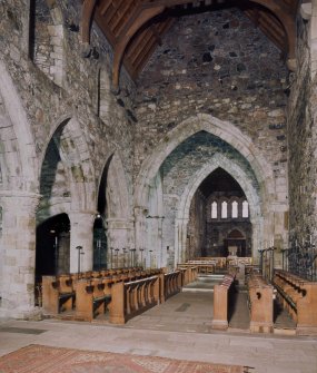 Iona, Iona Abbey, interior.
View of choir from East.
