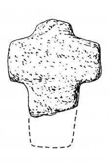 Iona, Iona Abbey Museum. 
Plan of cruciform stones.