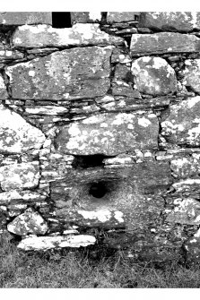 Detail of shot-hole.