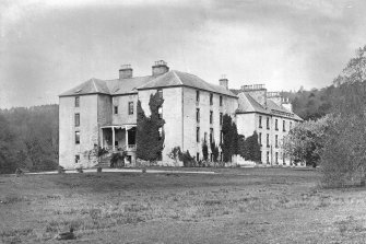 Brahan Castle.
General view-copy of George Washington Wilson photograph.